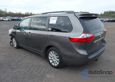 2015 Toyota Sienna Limited Premium 7 Passenger from USA, damaged, VIN 5TDDK3DC4FS116695